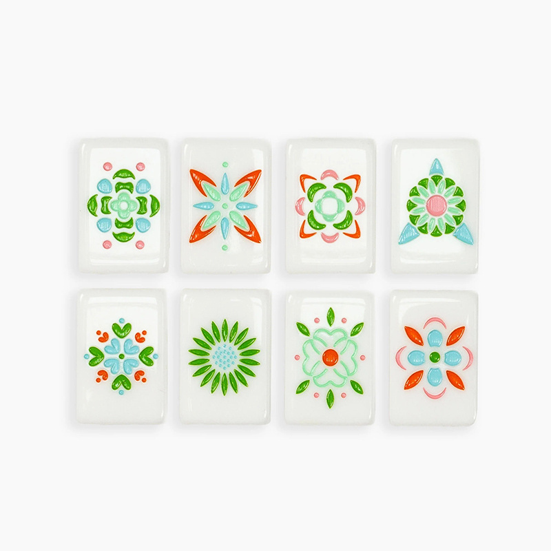 Custom Acrylic Mahjong Set Mahjong Tiles Set Lucite Acrylic Mah Jongg Gorgeous Mahjong Game Set for Family Game