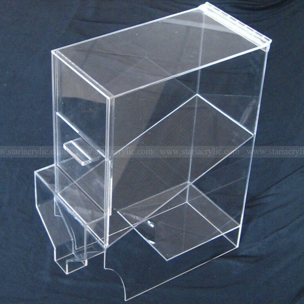 Acrylic Coffee Beans Dispenser Cereal Dispenser, Clear Candy Rack