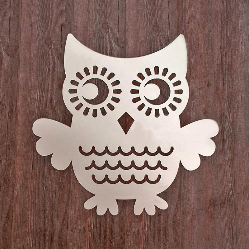 3D Acrylic Mirror Wall Stickers Owl Beautiful Animals Bird Owl Home DIY Wall Art Decal Mirror Owl Wall Sticker