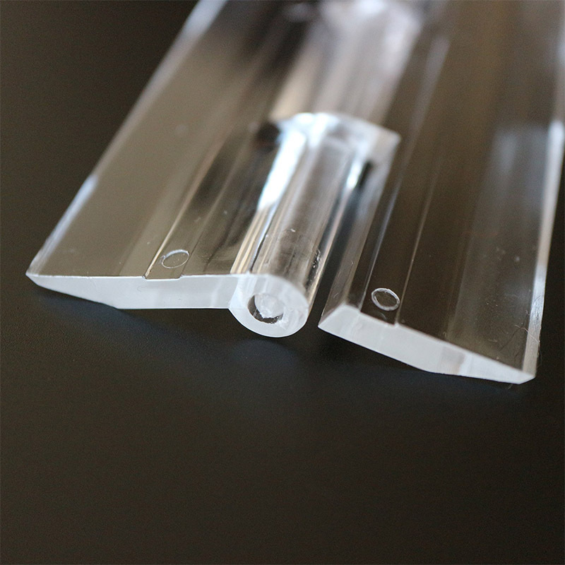 Long Acrylic Piano Hinge Acrylic Continuous Piano Hinges Plastic Piano-Type Continuous Hinge for DIY Transparent Box