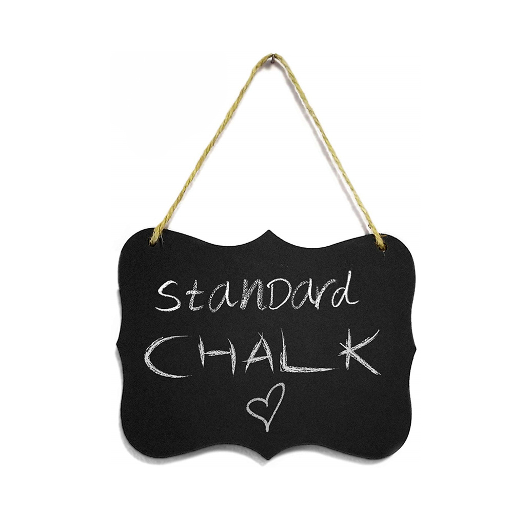 4x6 Black Acrylic Chalkboard Erasable Chalkboard Memo Message Signs Hanging Acrylic Chalkboard Message Board