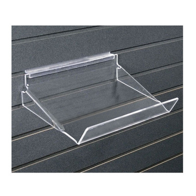 Acrylic Slatwall Shoe Shelf, Customized Acrylic Slatwall Shoe Display