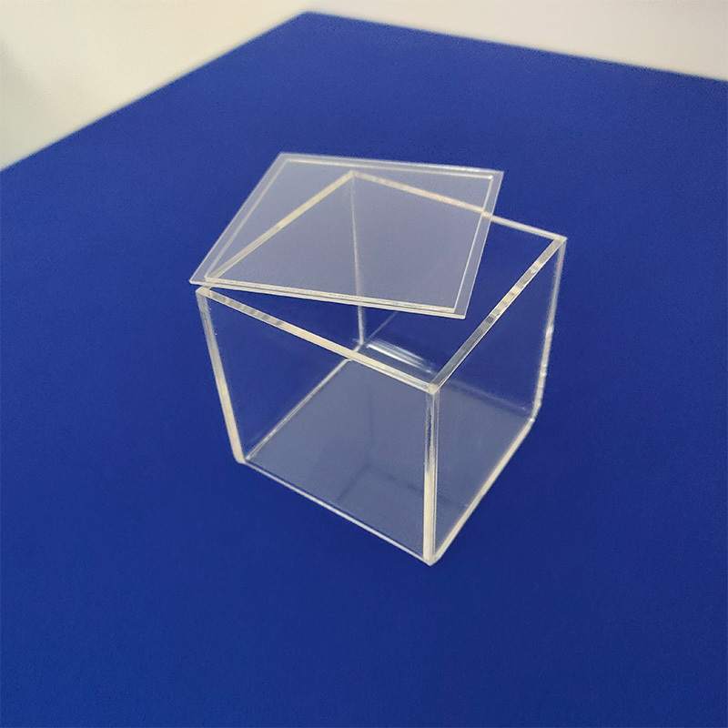 Acrylic Gift Storage Box, Acrylic Cube Boxes with Lid , Mini Lucite Display Case