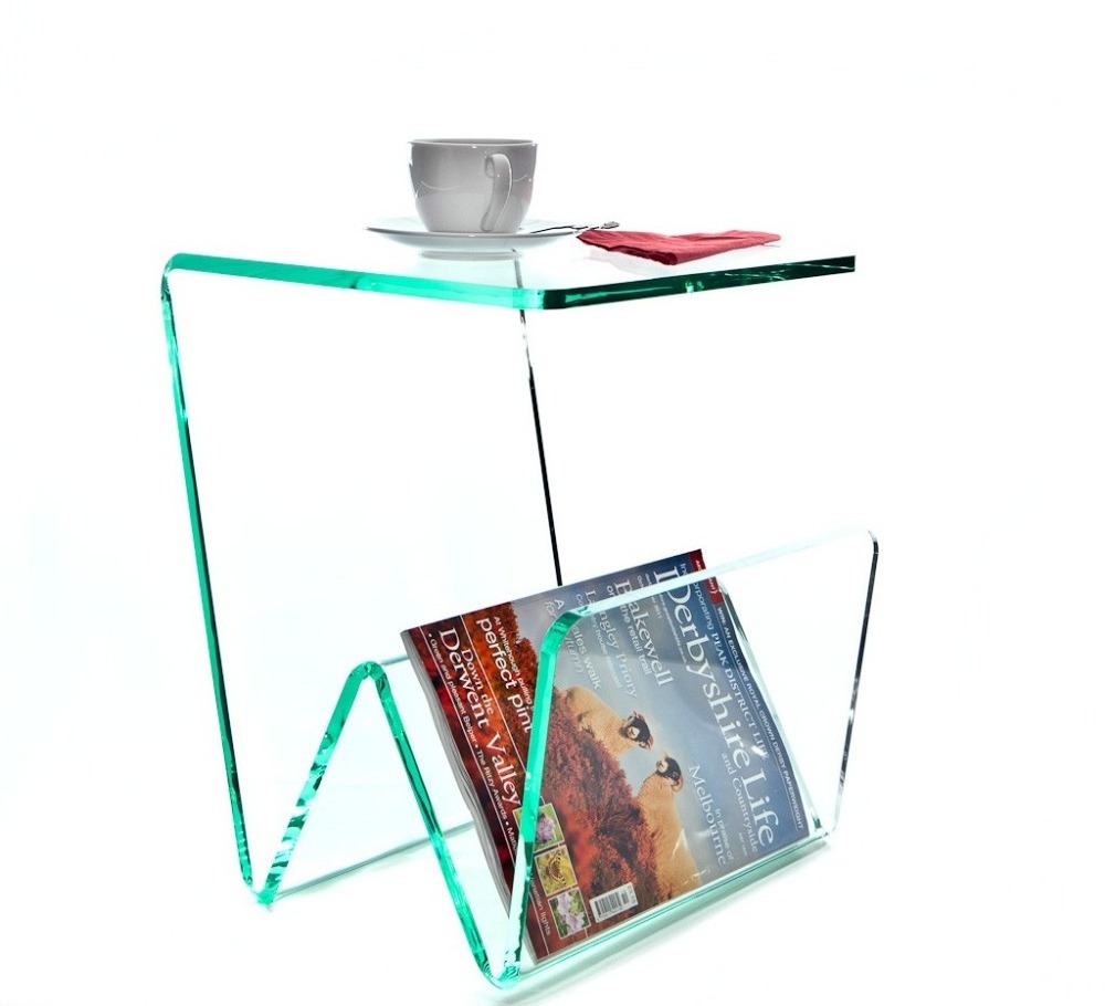 Acrylic Coffee End Table with Magazine Holder Wholesale