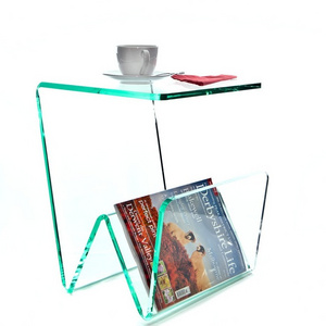 Acrylic Coffee End Table with Magazine Holder Wholesale