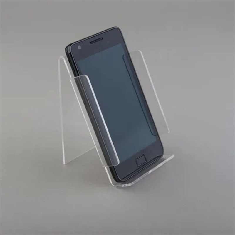 Transparent Acrylic Mobile Phone Stands Smartphone Holder Mobile Phone Holder With Sided Wings Cellphone Displays