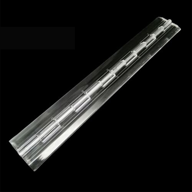 Long Acrylic Piano Hinge Acrylic Continuous Piano Hinges Plastic Piano-Type Continuous Hinge for DIY Transparent Box