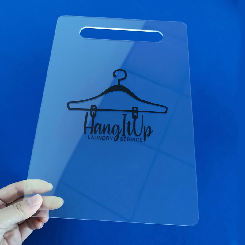 Custom Acrylic Clothing Folding Board Clear Acrylic Shirt Folding Board Printed Acrylic Clothes Folding Board