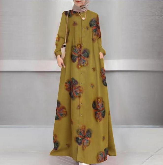 2022 wholesale turkish skirt islamic clothing women long muslim dress dubai kaftan abaya islamic clothing