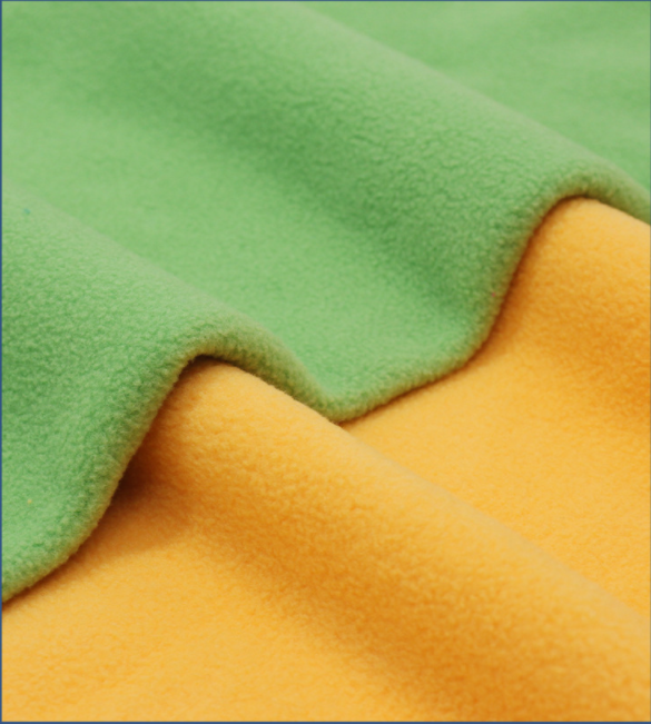 High quality manufacture 300gsm 100% polyester solid color micro polar fleece fabric turkey both side antipilling for garment