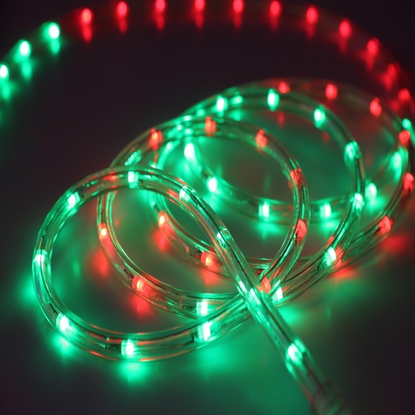 Hot sale Nativity Solar Powered Rainbow Color Changing LED Christmas light swimming pool  Rope Lights