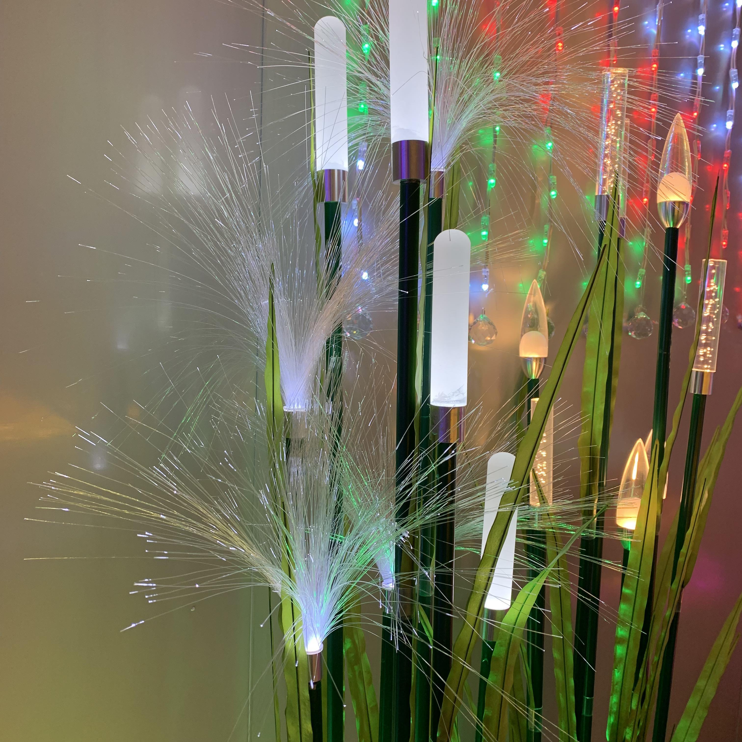 Simulation reed The factory Outdoor garden Courtyard landscape  Decoration Park Landscape Led reed flower Light