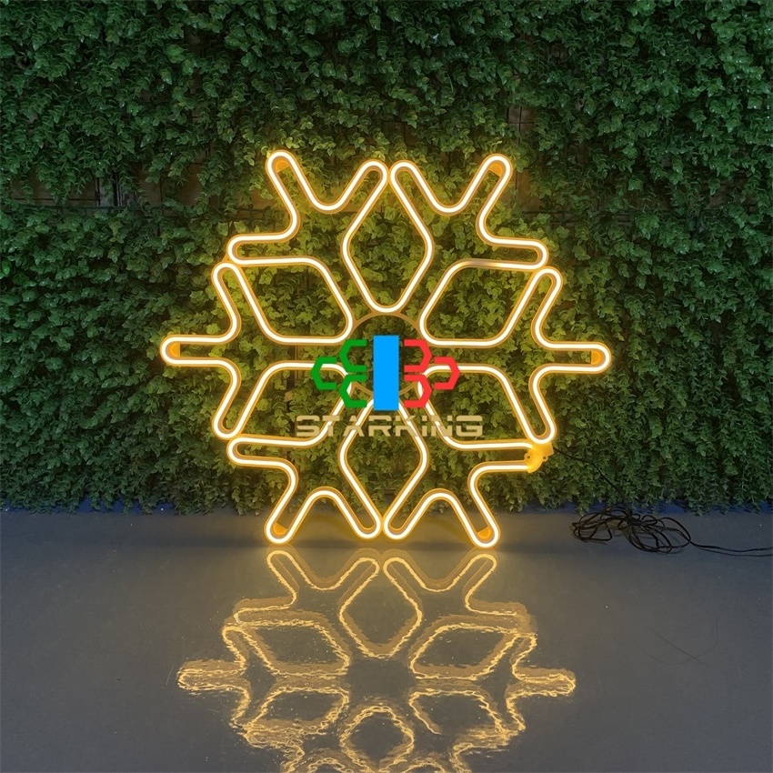 Led Motif Light made of led neon light with plastic for outdoor decoration light