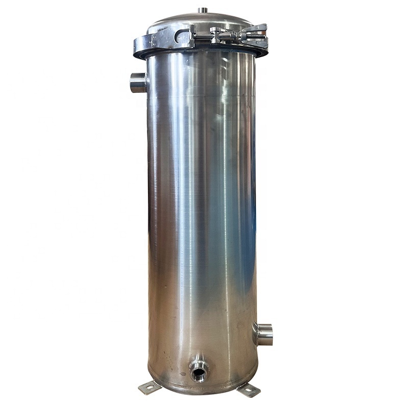 Cartridge SUS304 & 316 60 micron filter bags use in stainless steel water bag filter housing with basket for water treatment