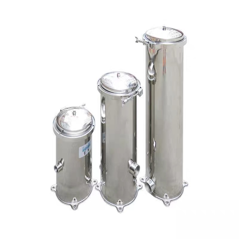 Best price SS304 316 Stainless steel cartridge filter housing machine for water filter treatment system