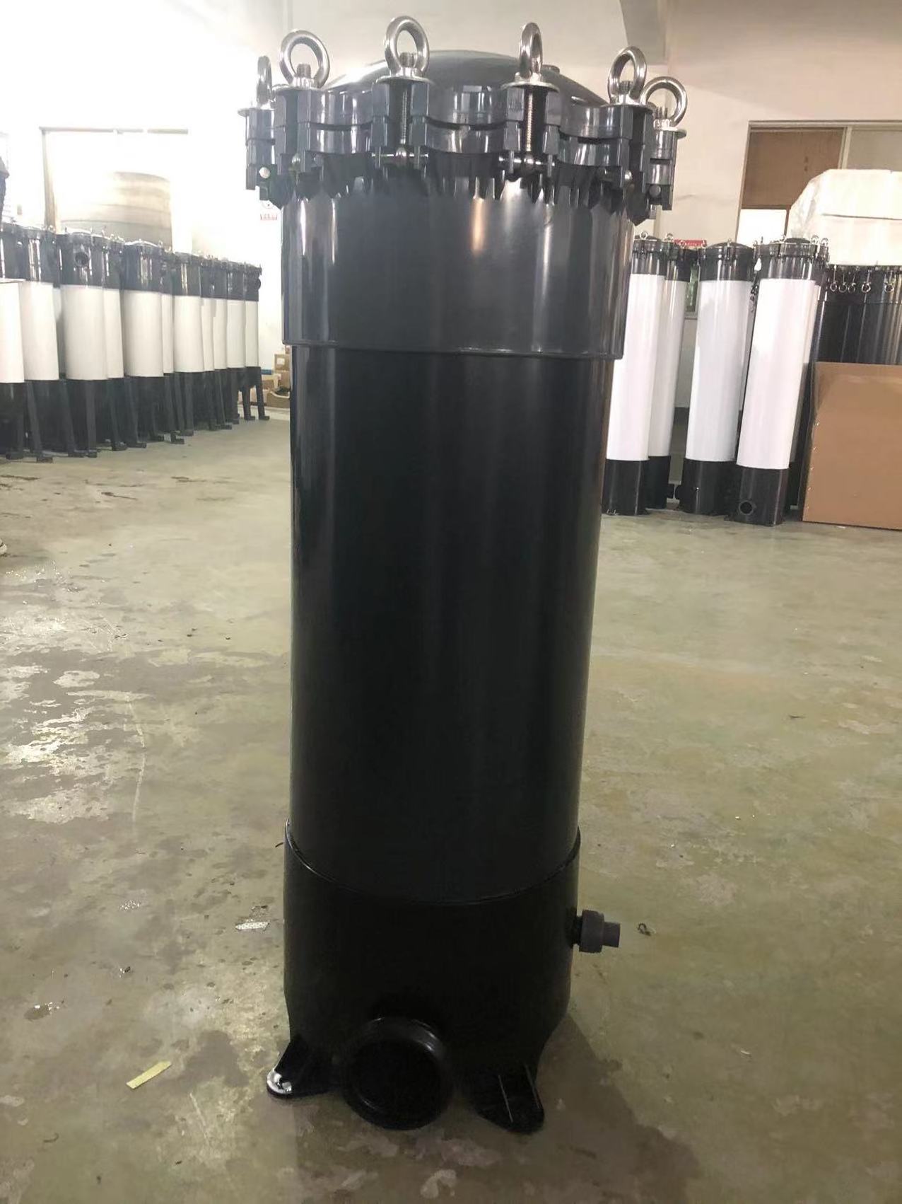 Upvc PVC Filter housing Multi Bag Water PP Cartridge Filter Housing With Stainless steel Ring 20 inches 5 Cores filter