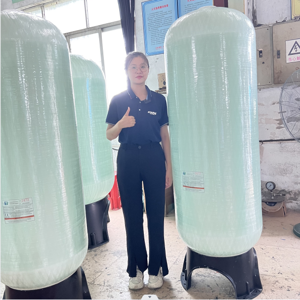 Sewage Water Treatment Plant Fiberglass FRP Septic Tank PLC