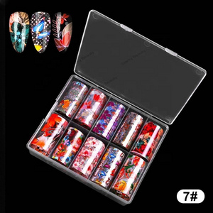 2024 new 3d nail art transfer foil sticker decal universe space cosmos sticker