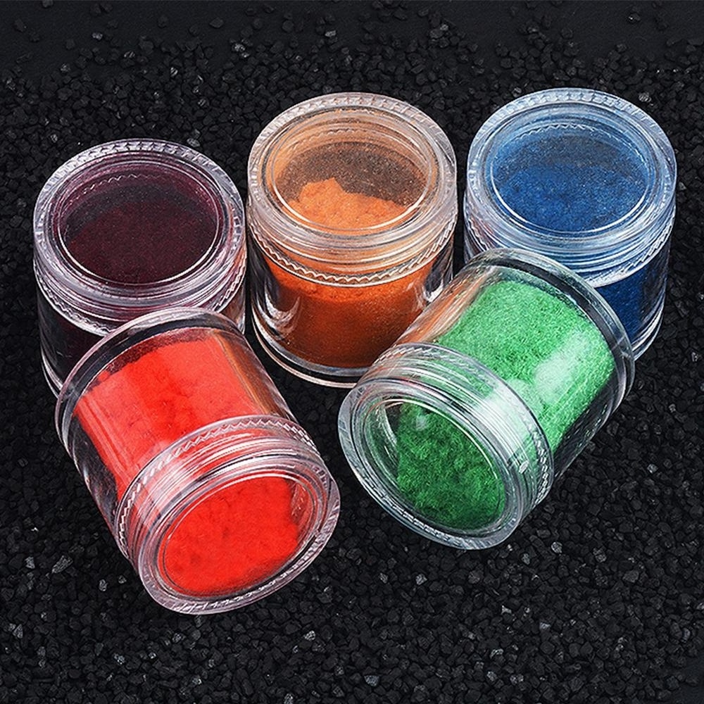 professional Nail Art Polish Nail Art Glitter Velvet Flocking Powder for Velvet Manicure