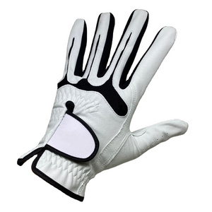 Men's PU Synthetic Cabretta Leather Golf Glove Customizable Washable for Hand Usage