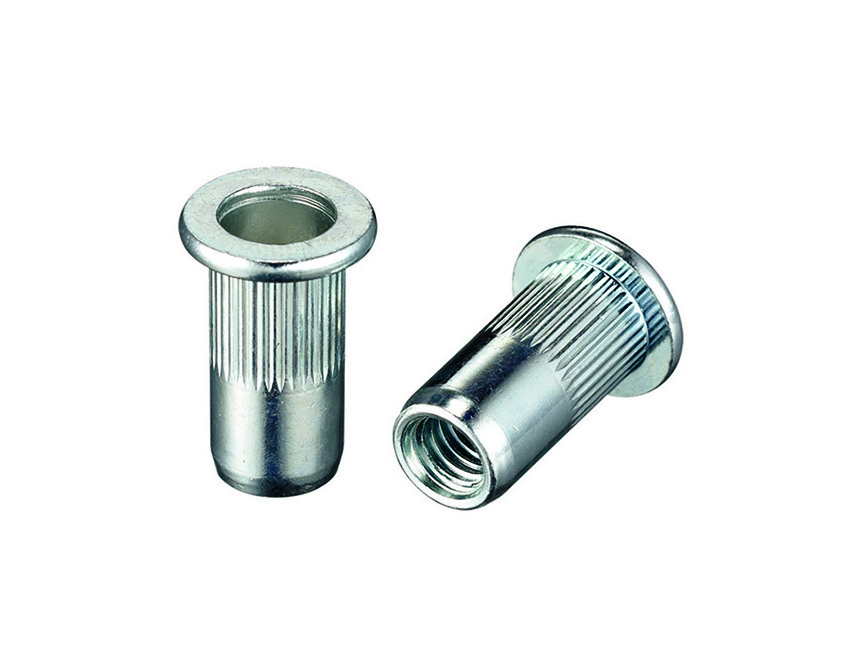 Manufacturer's Custom Size Rivet Nuts M6 & M8 Stainless Steel with Hex Head Zinc Plated Galvanized Finish Automotive Industry