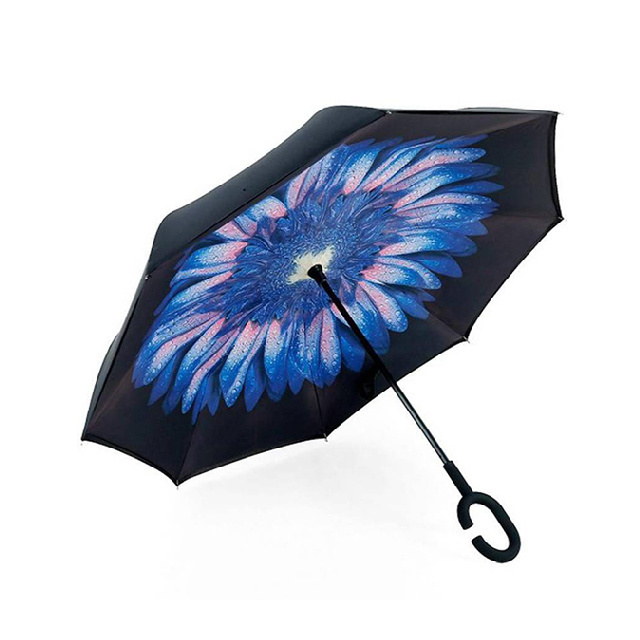 Custom  C-Shaped Handle Umbrella