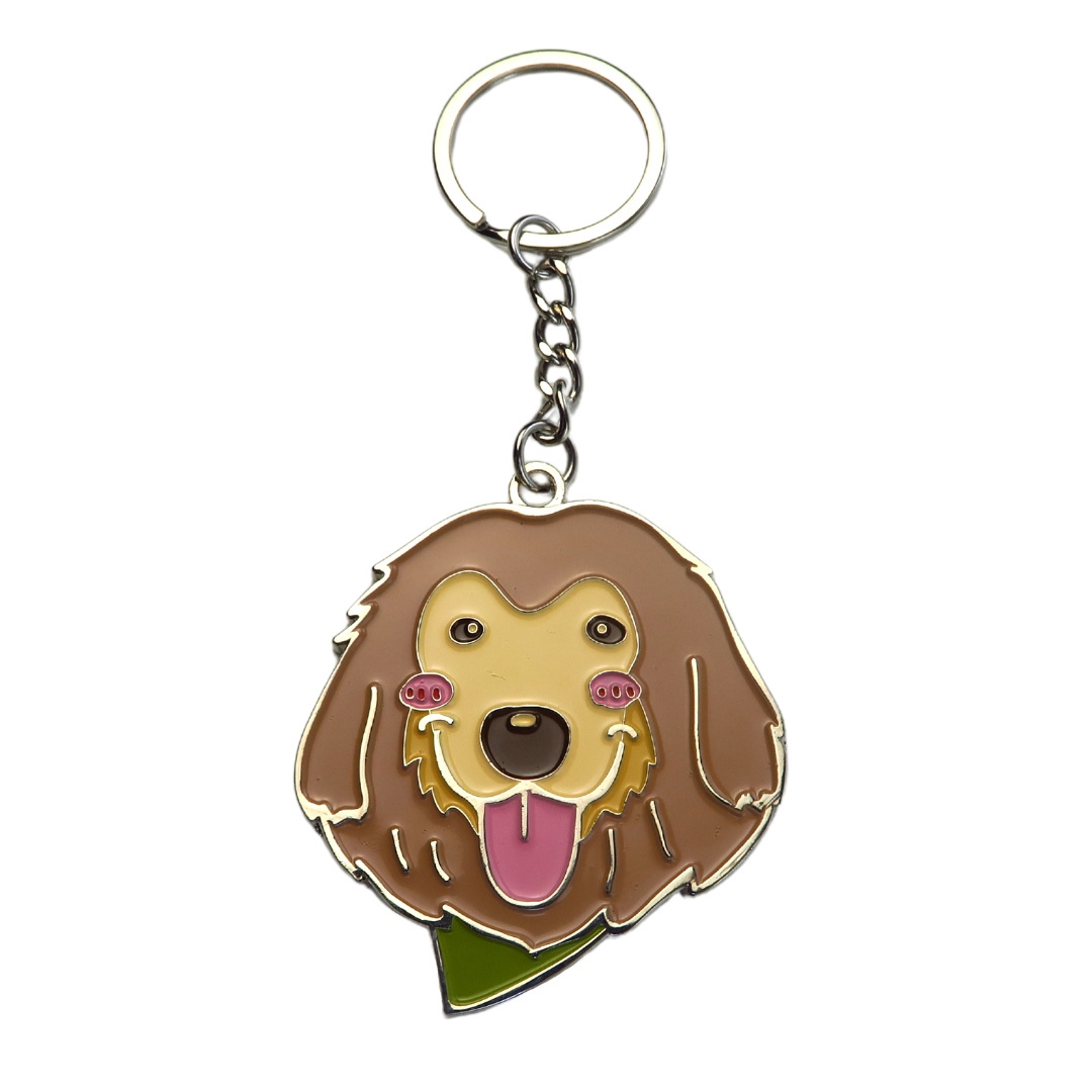 Personalized  Cartoon Key Ring Design Custom Soft Enamel Keychain