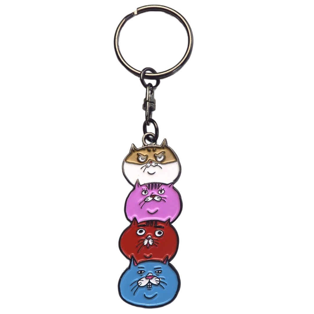 Personalized  Cartoon Key Ring Design Custom Soft Enamel Keychain