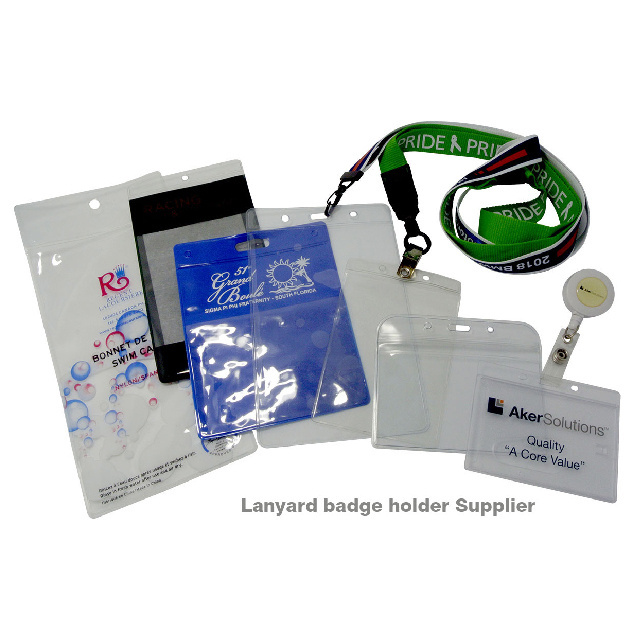 Retractable extendable id card name badge holder pin clip