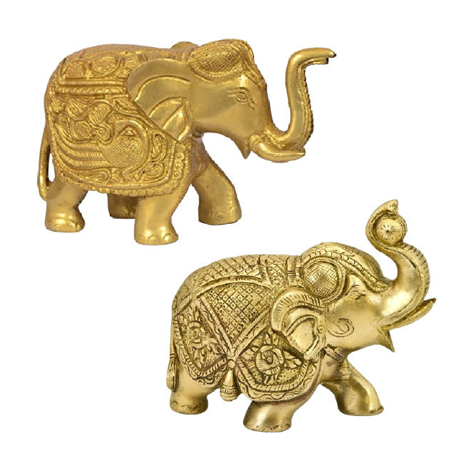 Hot Sale Cheap Decorative Custom Size Metal India Elephant Statues