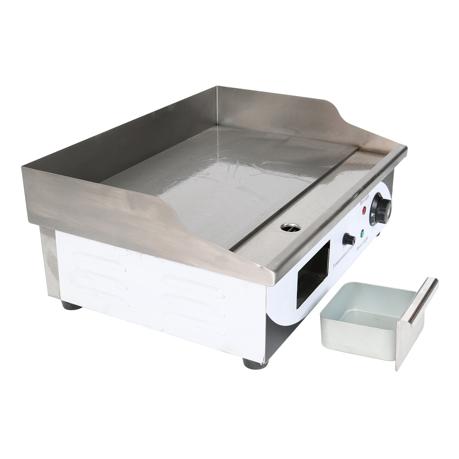 Commercial Restaurant Equipment Stainless Steel Table Top Flat Electric Barbecue Burger Grill Griddle