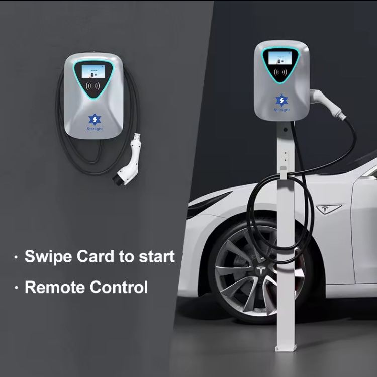 high quality electric factory manuficature 11KW wall mounted residential car charging station