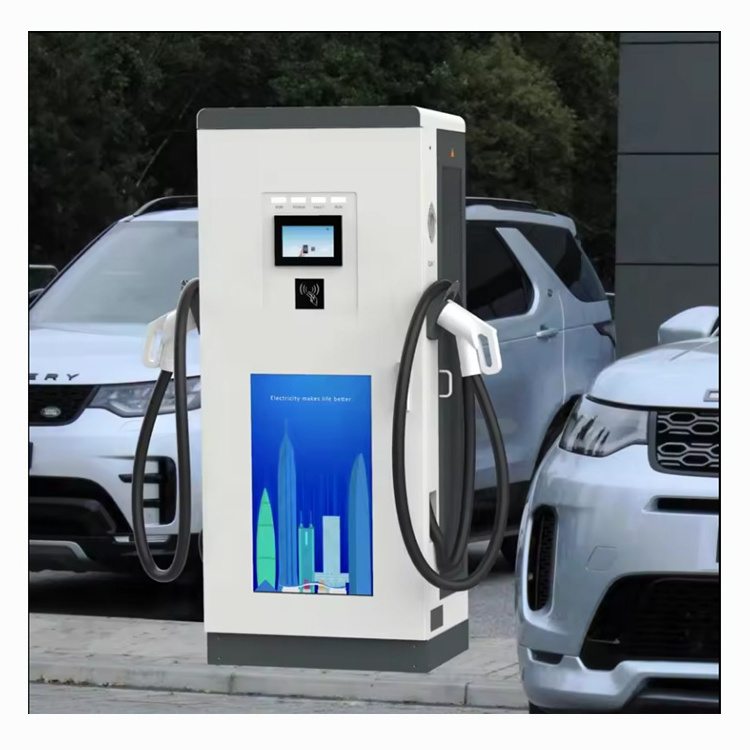 30~120KW DC Charging Station Commercial Fast Electric Car Charger Station with single gun or dual guns