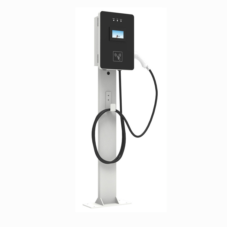 Hot Sale EV Charging Pile 7KW 11KW 22KW Wallmount Type 2 AC EV Charger Station For Electric Car