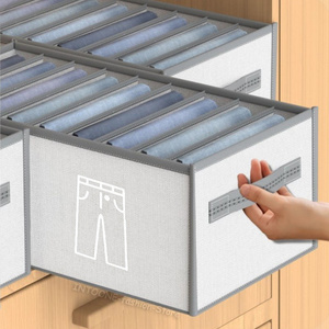 Closets Clothes Pants Jeans Box Cabinet Drawer Organizer Underwear Socks T-Shirt Wardrobe Storage Organizers