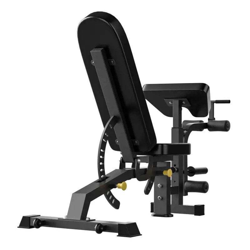 Stable Commercial Weight Lifting Adjustable Bench With Preacher Curl & Leg Attachment