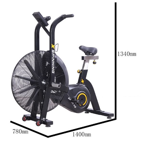 Fitness Equipment Exercise Cardio Fan Trainer Commercial Air Bikes