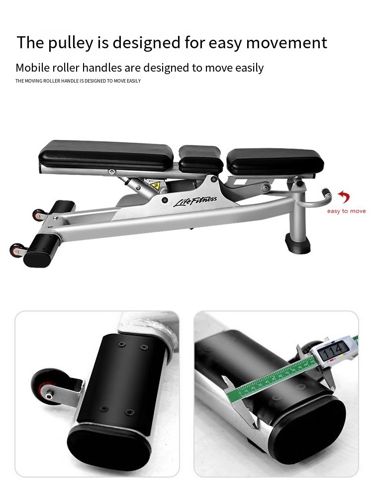 Weight Bench for Home Gym, Adjustable and Foldable Weight Bench, Multi-Purpose Workout Bench  Press Sit up Incline Flat Decline