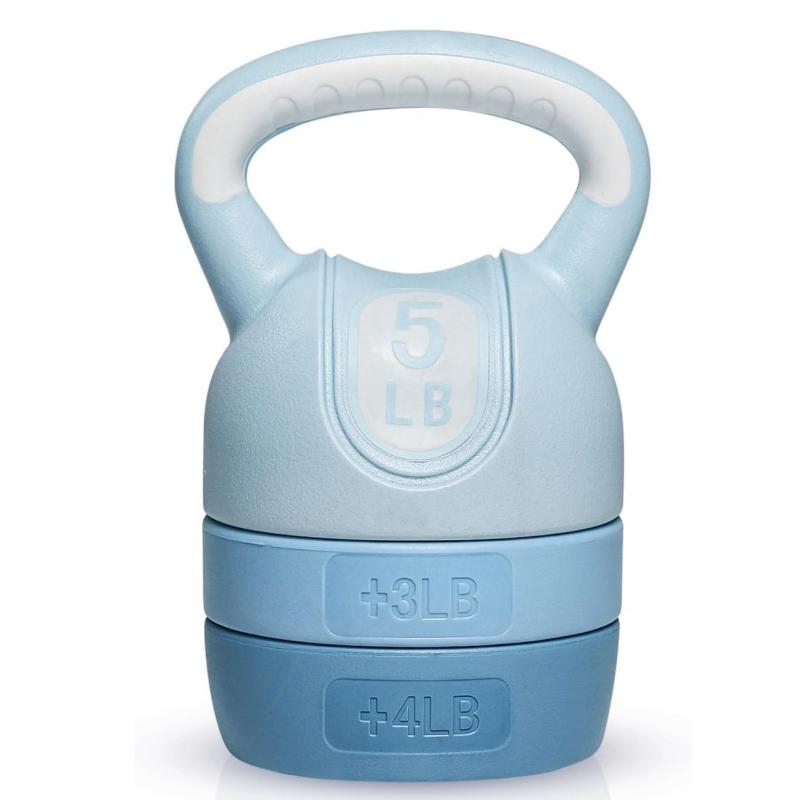 3 in 1 Adjustable Kettlebell 18kg 40lb, Ergonomic Kettle Bell for Home Fitness Exercise And Strength Training