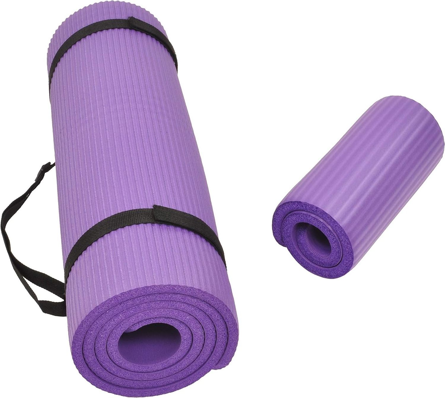 Custom Logo Eco Friendly 8mm 10mm 15mm NBR  Pilates Travel Fitness Non Slip Yoga Mat