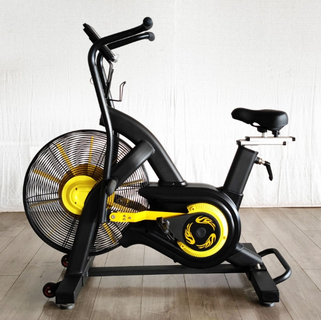 Cardio Equipment Gym Air Resistance Stationary Spining Bike Air Exercise Bike For Commercial Use