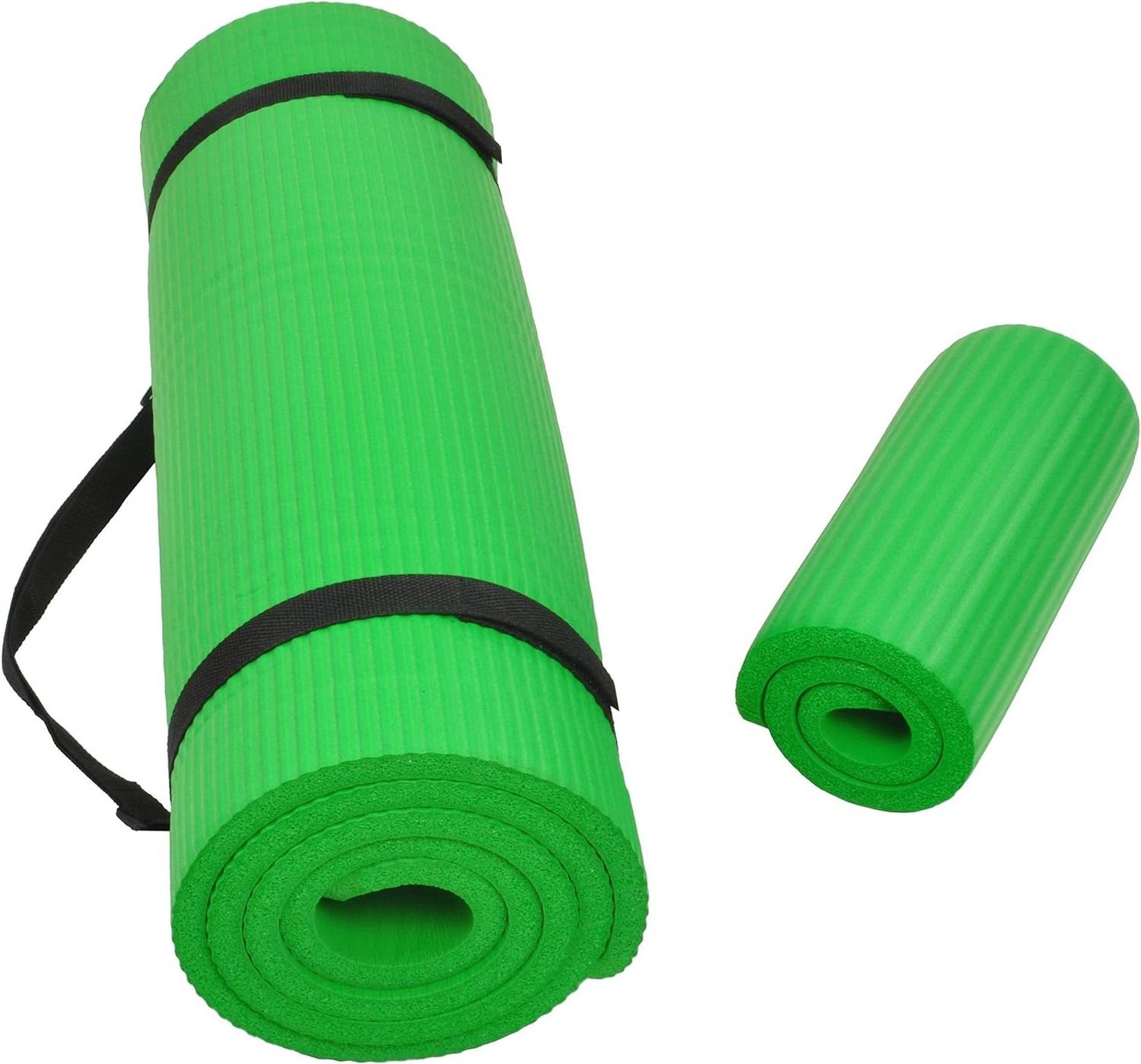 Custom Logo Eco Friendly 8mm 10mm 15mm NBR  Pilates Travel Fitness Non Slip Yoga Mat