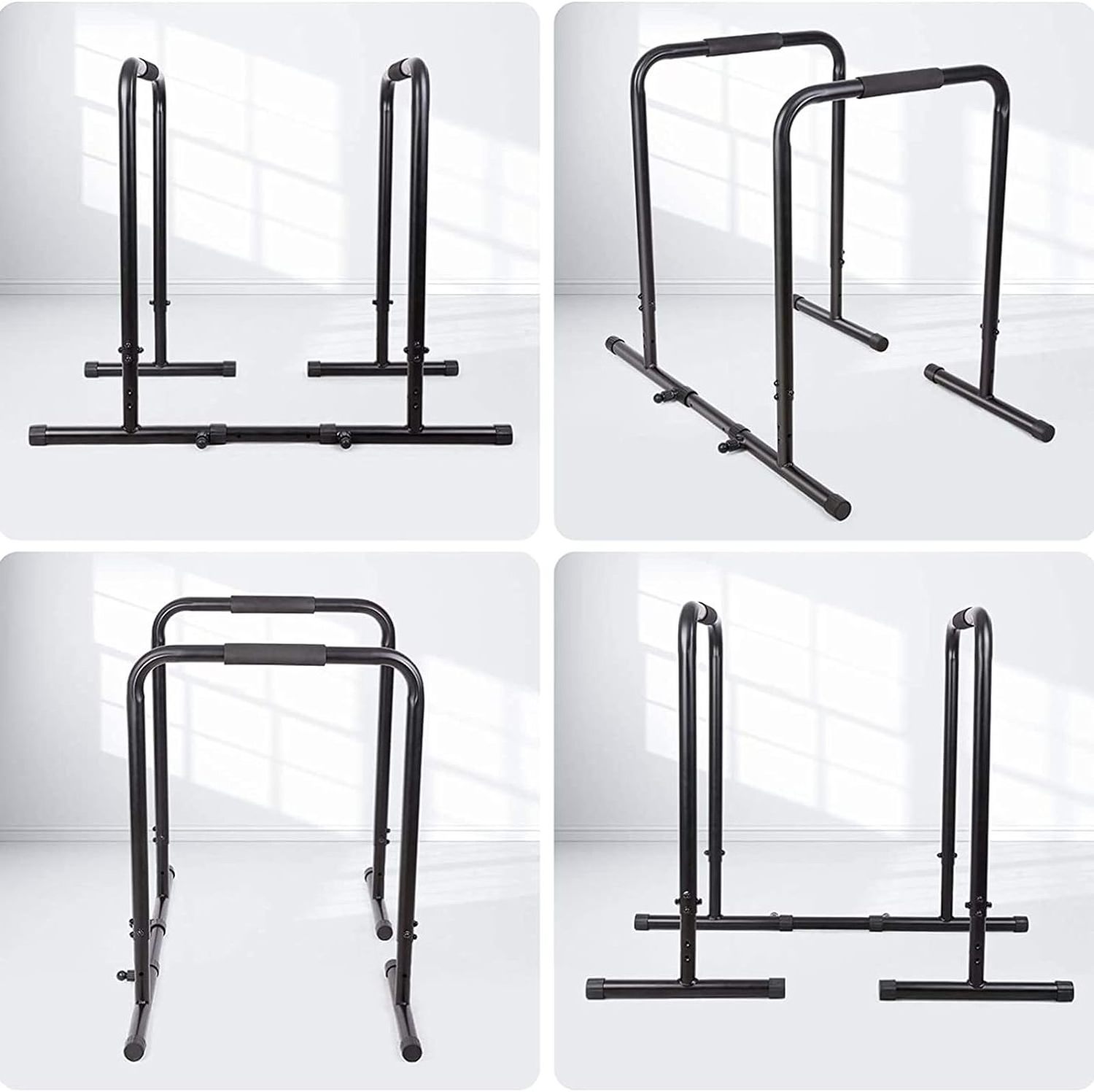 Dip Stand Single Parallels Bars Height Adjustable Pull Up Parallel Bar