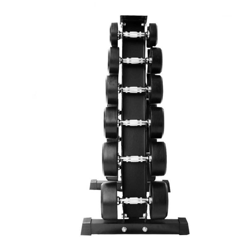 Factory Price Durable Hex Dumbbell Rack 6 8 Pairs Stand Rack Dumbbell Set With Rack