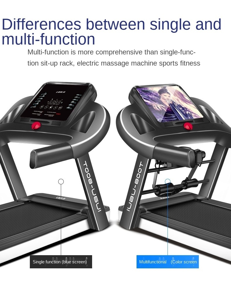 Good Quality Gym Equipment Electric Motorized Treadmills With 10