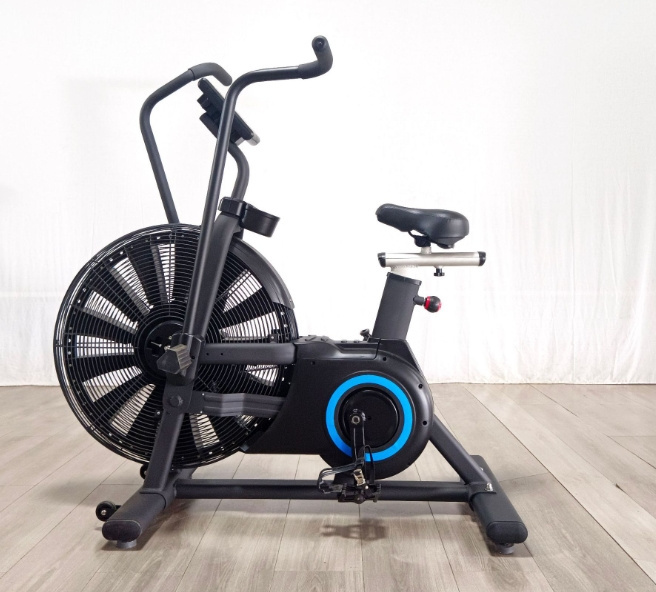 Cardio Equipment Gym Air Resistance Stationary Spining Bike Air Exercise Bike For Commercial Use