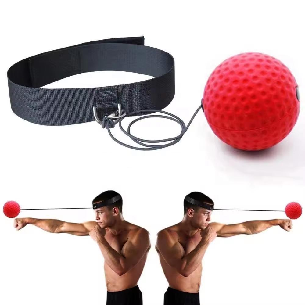 Custom head-mounted agility reaction MMA fight boxing speed ball With Adjustable Headband