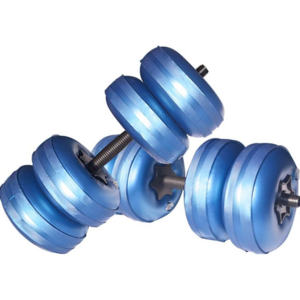 10kg dumbbell set rubber adjustable weights water filled 20 lbs gym portable dumbbell for travelling custom