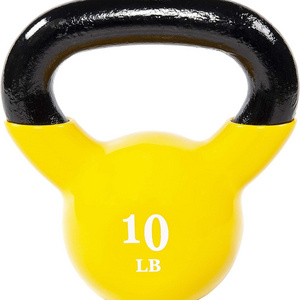 Home Super Gym Equipment Kettle bell Perfect for Bodybuilding Weight Lifting Training Vinyl Kettlebell Kettlebell