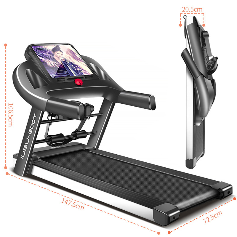 Good Quality Gym Equipment Electric Motorized Treadmills With 10